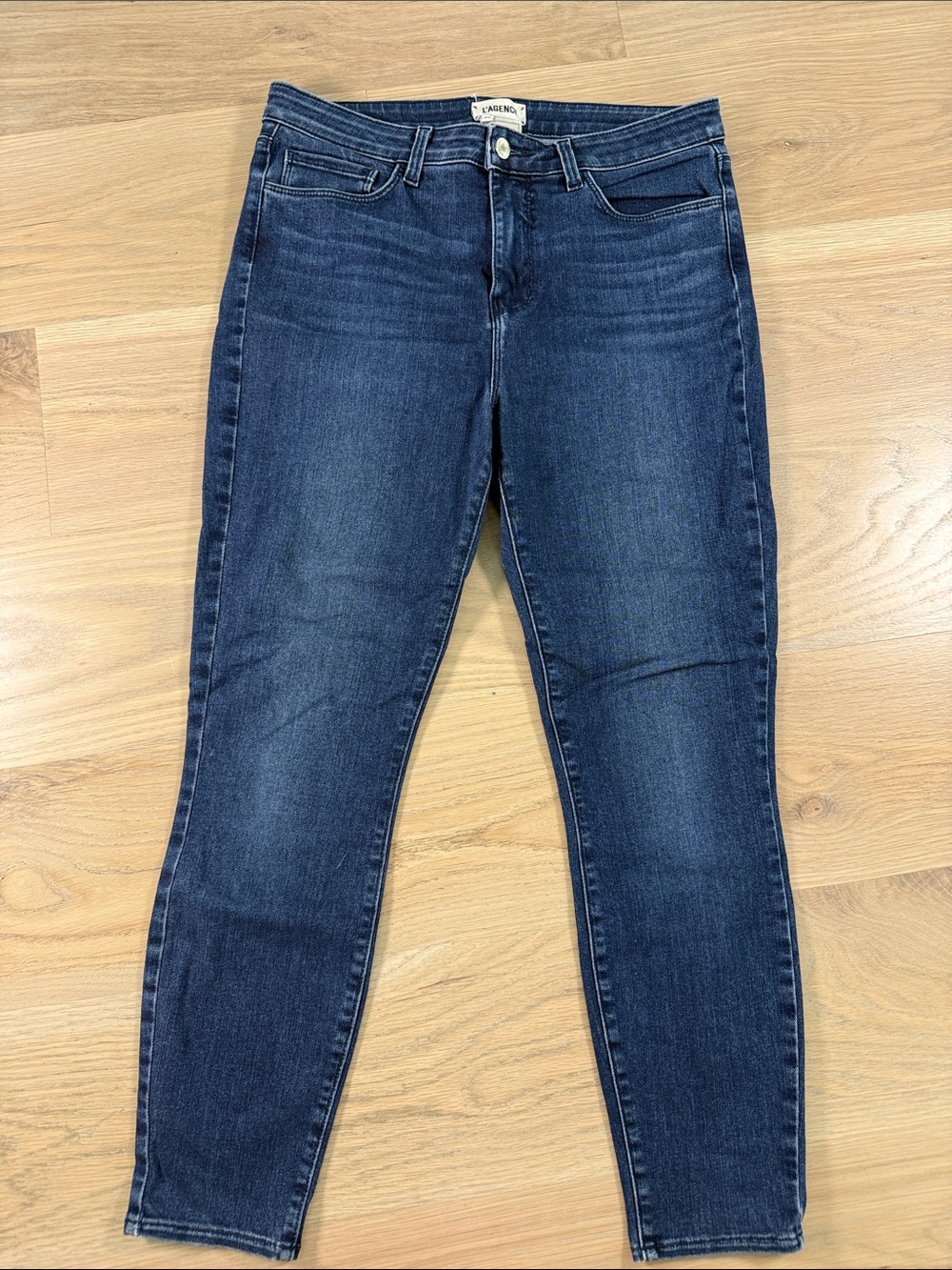 L'AGENCE Margot High Rise Skinny Jeans Dark Wash Blue Size 29